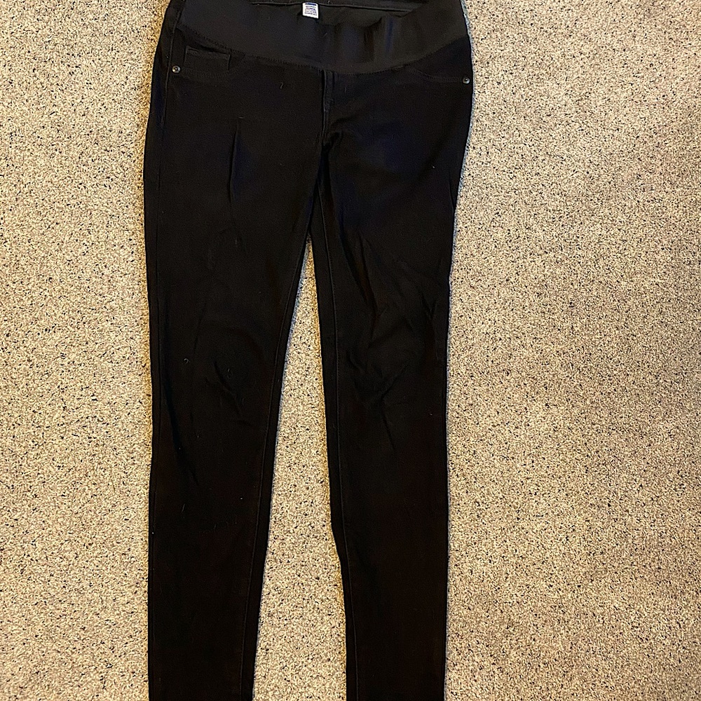 Low front panel maternity jeans